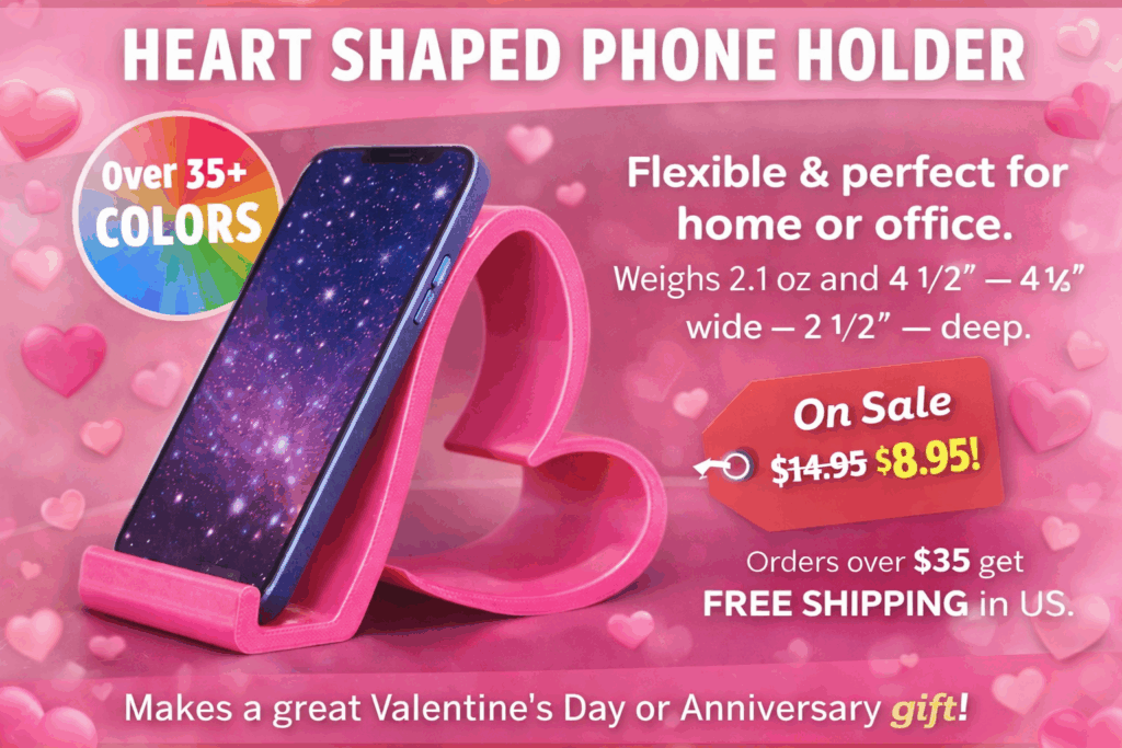 Heart Cell Phone Holder